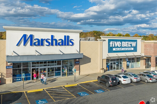 Shopping facilities are conveniently located just outside the Moravian-Baywood neighborhood.