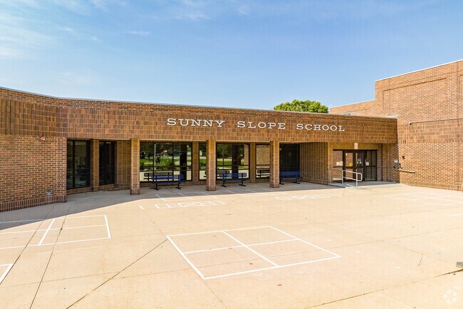 Sunny Slope Elementary School serves students in PK through K-6.
