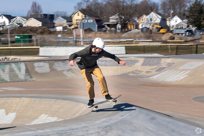 Dougherty Field Skate Park is a public concrete skatepark located in Portland, Maine.
