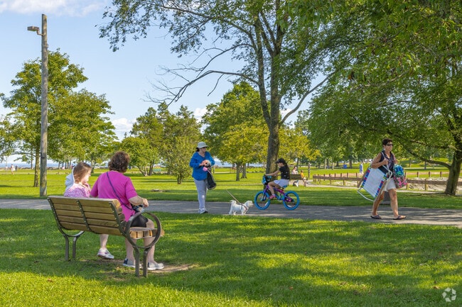 Cove Island in Stamford offers scenic trails and stunning views of Long Island Sound.