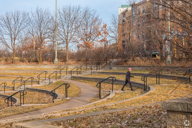 Enjoy an afternoon walk in Wolfe Park.