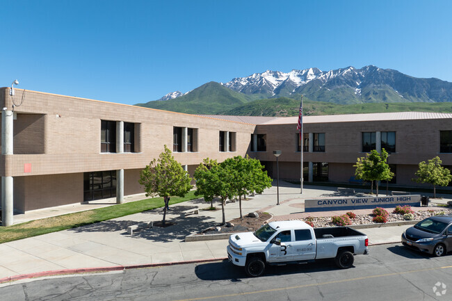 Canyon View Junior High is located in the Old Orchard neighborhood.