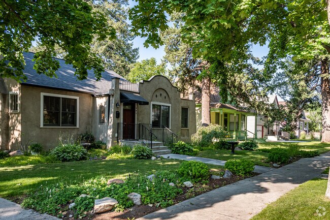 Riverfront boasts diverse home styles and offers tree-lined streets.