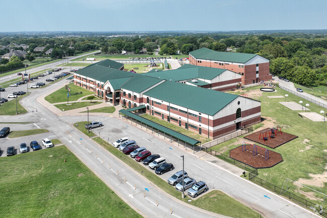 Bixby East Intermediate and Elementary School share a campus on the Northeast side of Bixby.