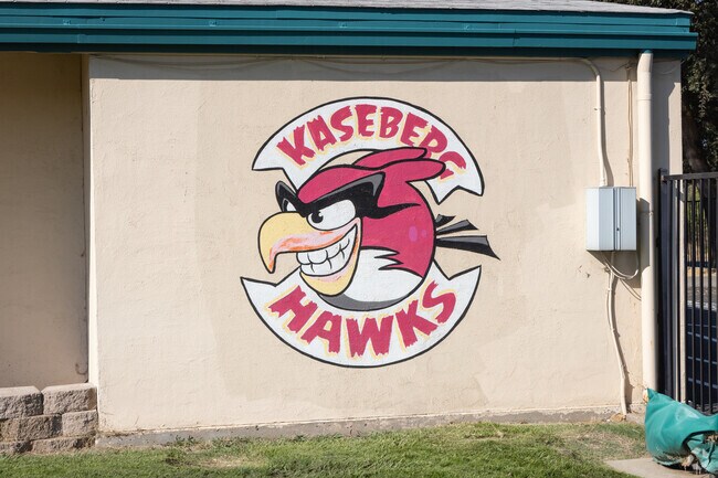 William Kaseberg Elementary School's mascot is a Hawks.