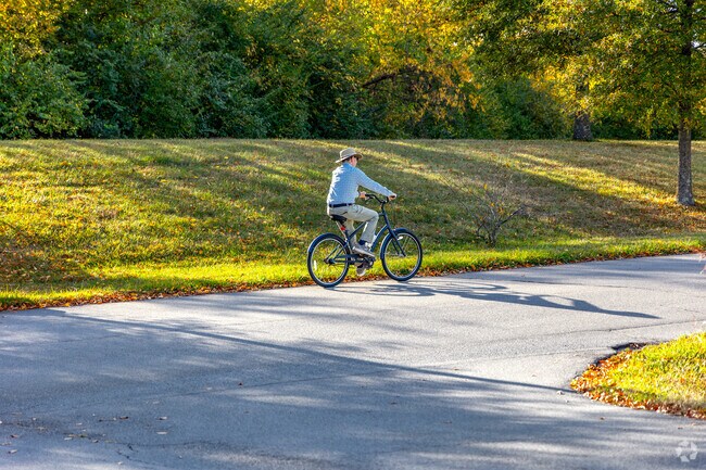 There are many back roads that you can take a bike ride along in Highlands neighborhood.