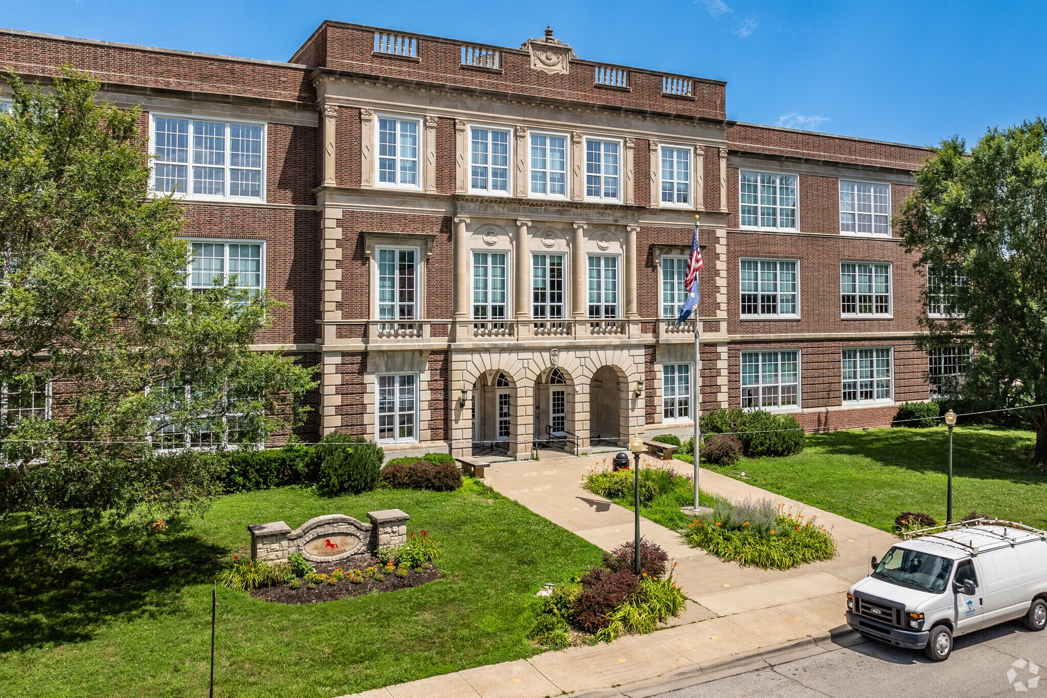 Liberty Memorial Central Middle School has a B grading from Niche.