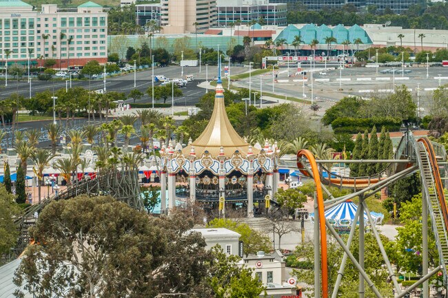 The Great America Merry Go Round is an iconic ride located in Santa Clara.