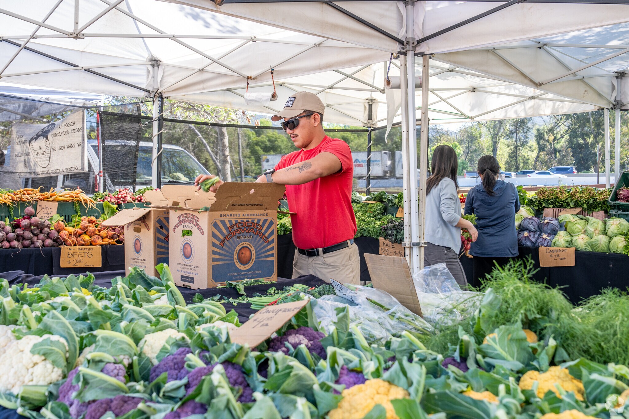 Locals love going to the Thousand Oaks Farmers Market to get the freshest produce in the area.