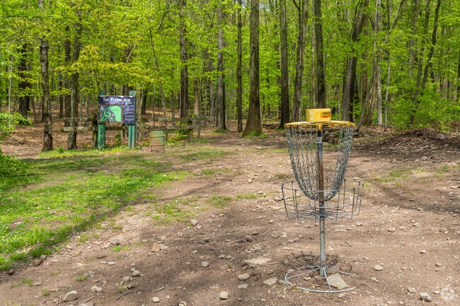 Check out the 18-hole disc golf course at the Lufbery park.