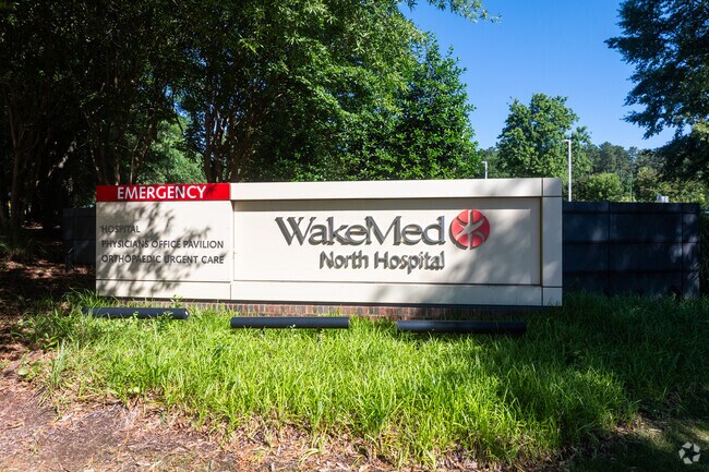 WakeMed North Hospital is just down the road from Falls River neighborhood.