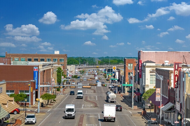 Moore Avenue is a busy, but charming, thoroughfare through historic downtown Terrell.