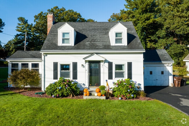 There are many Cape Cod houses to choose from in Pondville.