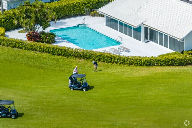 Golfing is a very popular sport that many residents of The Hamlet enjoy playing year round.