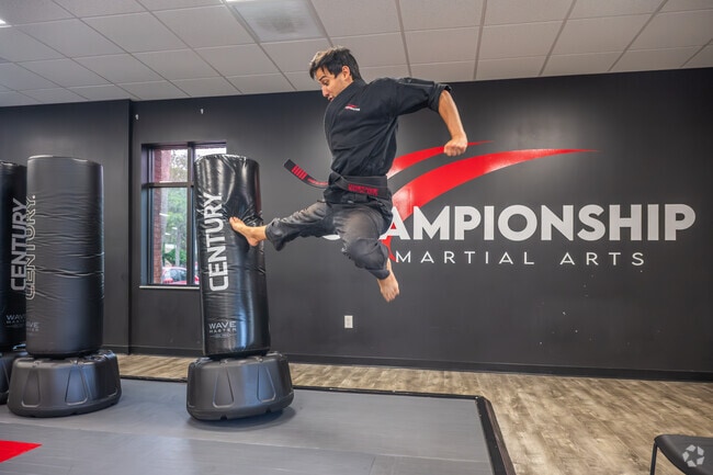 Storey Park residents learn self-defense while gaining essential life lessons at Championship Martial Arts.