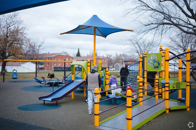 Centennial Park in West Seneca is a modern playground next to the public pool.