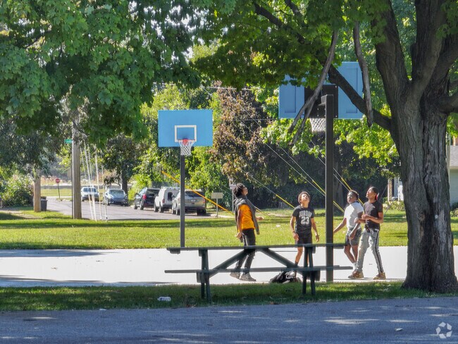Play a game of basketball with your friends at Kennedy Park.