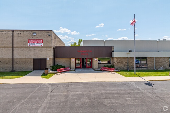 Washington Elementary School serves students from Pre-K to 8th grade in Waterford, WI.