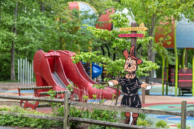 The Wizard of Oz playground at Watkins Regional Park is a delight for children in Kettering.