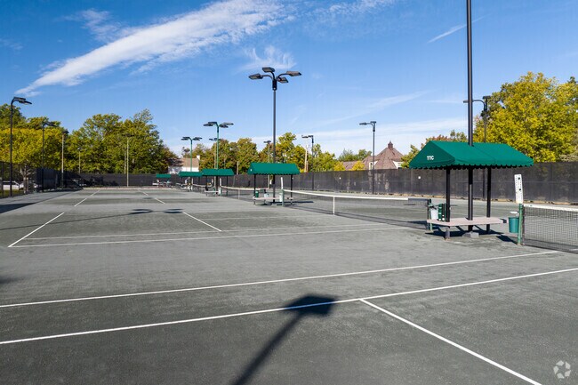 Practice your tennis game at the Tulsa Tennis Club in Midtown.