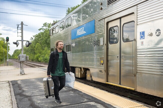 Shore Acres residents have access to the Winthrop Harbor Metra if they want to head to Chicago.