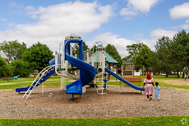 Your kids will love the playground at Arthur Basse Park.