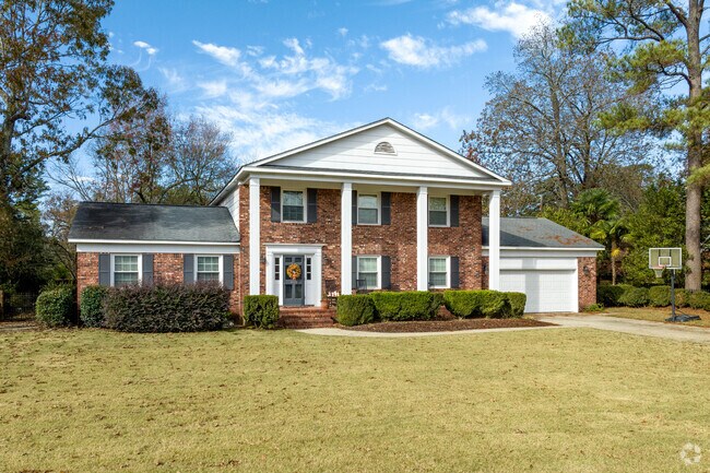 Some southern styled homes have brick fronts in The Hamptons.