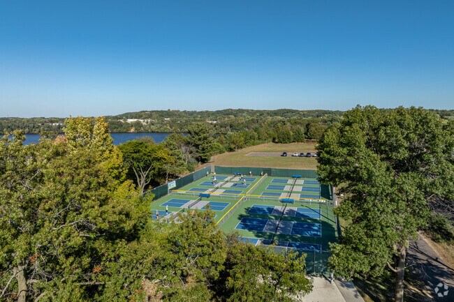 McDonough Park has a number of new pickleball courts.
