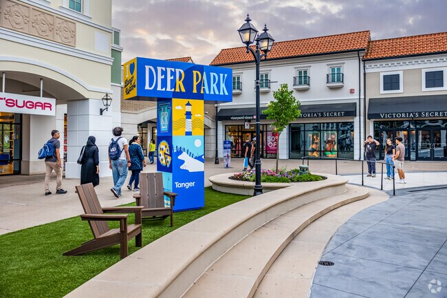 Tanger Outlets in Deer Park offers shopping near West Babylon.