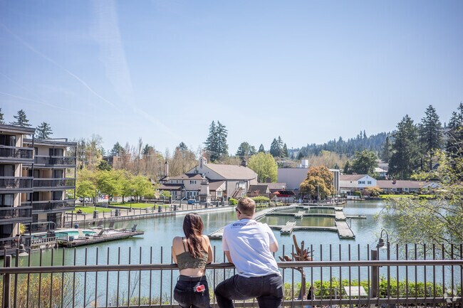 Take in the waterfront views in Evergreen.