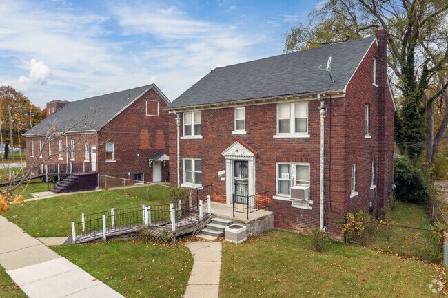 Symmetrical brick Colonials in Wade date back decades and offer timeless curb appeal.