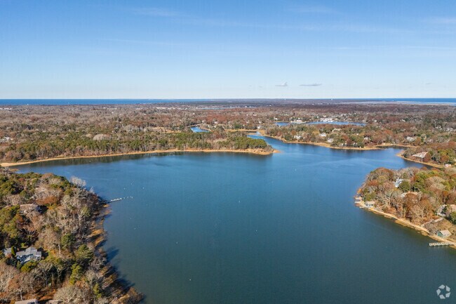 Orleans, MA features Crystal Lake and Pilgrim Lake, two scenic spots for recreation.