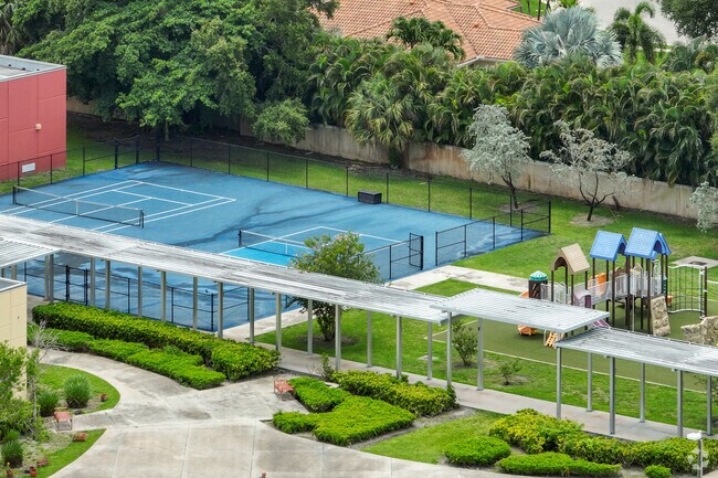 Tennis courts are also part of the sport education in Allamanda Elementary School.