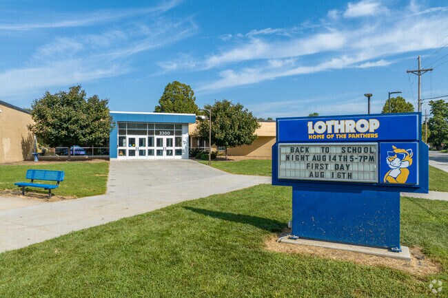 Lothrop Elementary School, in the Binney Wirt Spencer area, serves North Omaha's young students.