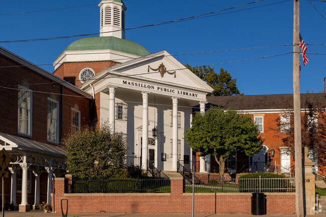 New England residents go to the Massillon Public Library for all their reading and research.