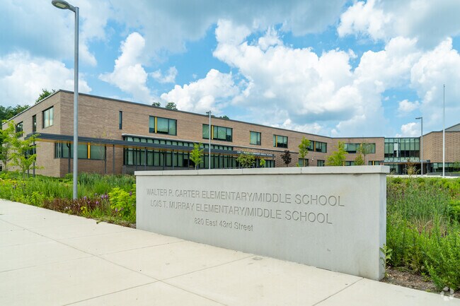 Walter P. Carter Elementary School in Baltimore serves over 700 students.
