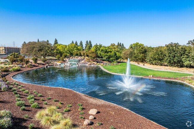 You will find beautiful water features entering some of the communities of Roseville.