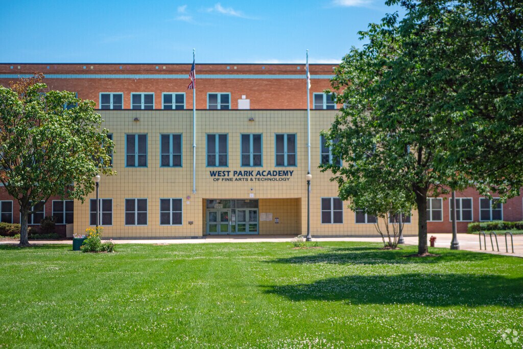 West Park Elementary Academy entrance in West Humboldt Park.