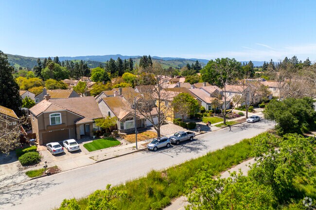 A Row of Homes near Metcalf Park in the Los Paseos neighborhood.