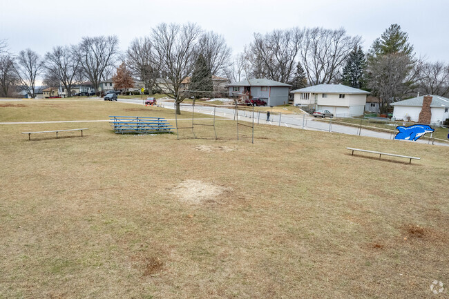 Walt Disney Elementary School has a baseball field.