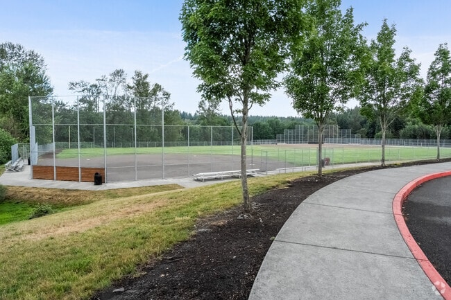 Finn Hill Middle School has well-maintained athletic fields.