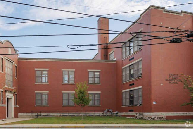 Veazie Street Elementary School in Wanskunk, RI is an important cornerstone of the community.