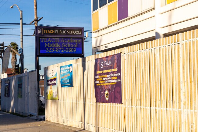 Teach Academy of Technologies provides middle school education in Manchester Square.