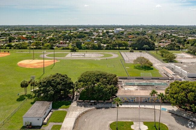 The large campus of Margate Middle School in Margate, FL.
