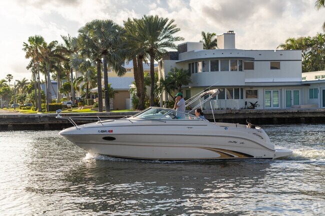 Set sail on the Intercoastal waterways, a boat adventure awaits near Park East.
