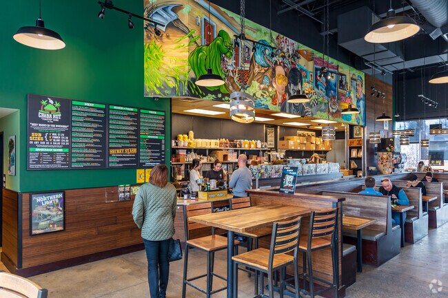 Cheeba Hut Toasted Subs is a cannabis-themed restaurant in the West Colfax neighborhood.