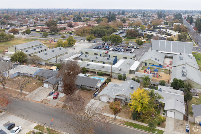 A view of Aspen Valley Prep Academy in Fresno.