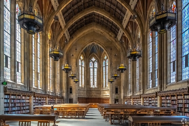 Suzzallo Library, University of Washington, near Portage Bay, feels like stepping into a tale.