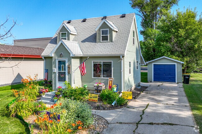 Many homes in Francis are lush with trees and plants and have a cozy feel.