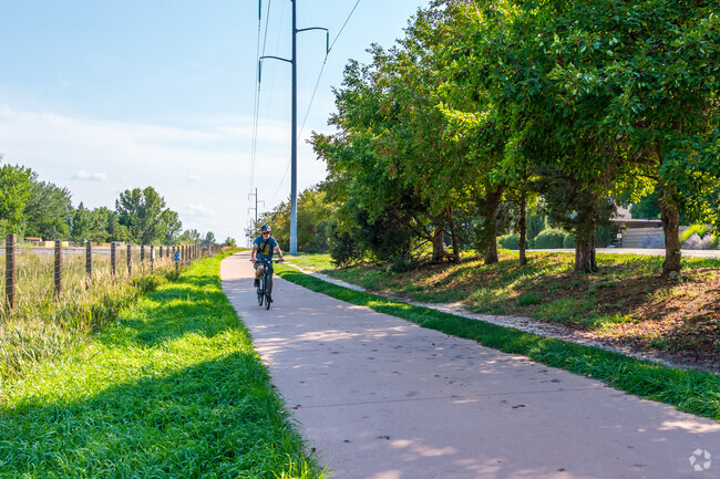 The Power Trail connects Meadows East to dozens of miles of trails.